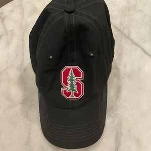 Stanford university dry fit 100% polyester baseball hat with velcro closing